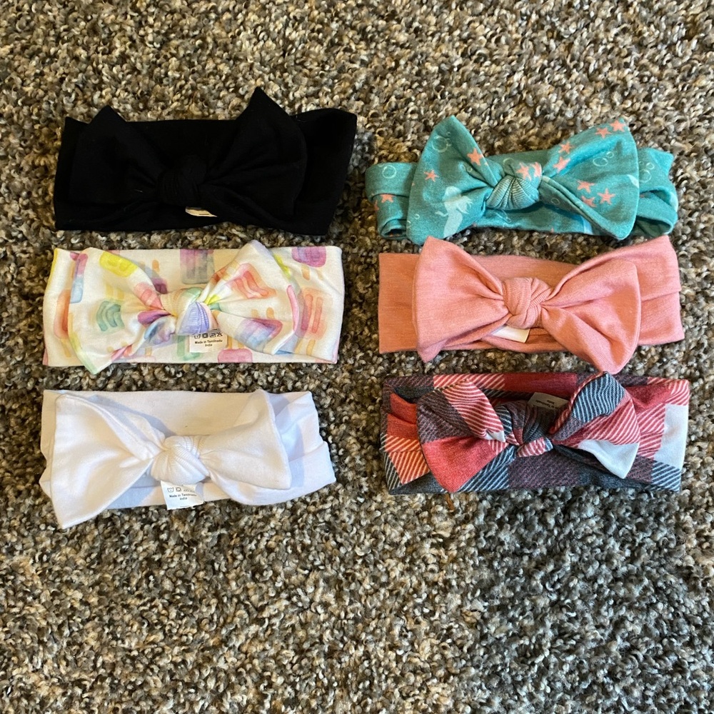 Copper Pearl Knit Headband Bundle